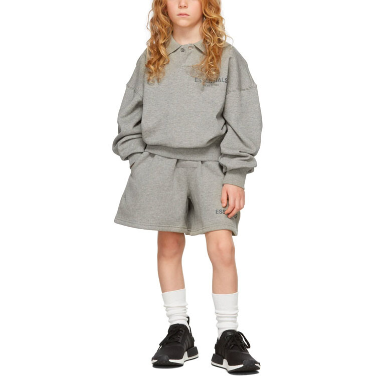 

Детская футболка Fear Of God Essentials, серый