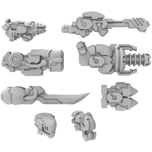 

Миниатюра Privateer Press Warcaster Neo-Mechanika: Aeternus Continuum - Nemesis Weapon Pack Variant A