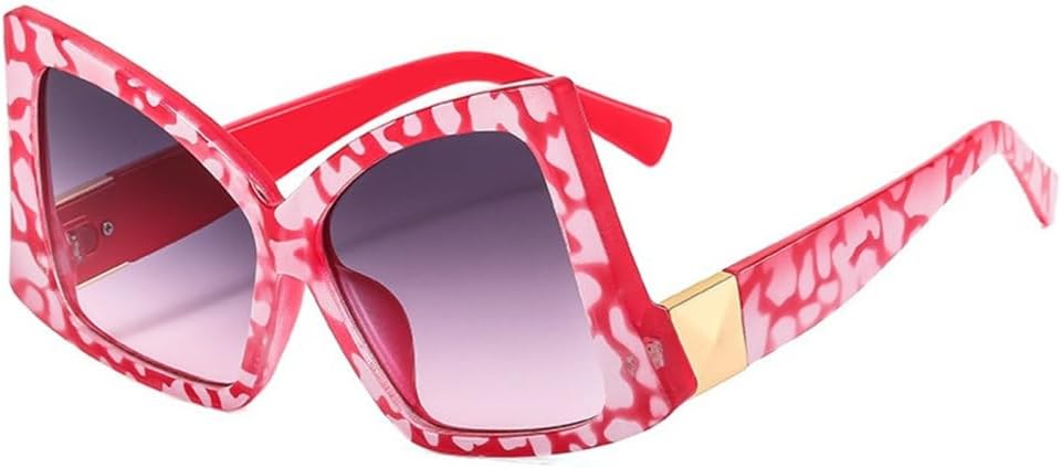 

Винтажные солнцезащитные очки неправильной формы для женщин, цвет леопардовый, оправа «кошачий глаз», женские солнцезащитные очки класса люкс с защитой от УФ-излучения UV400 TYUVIVO, C3