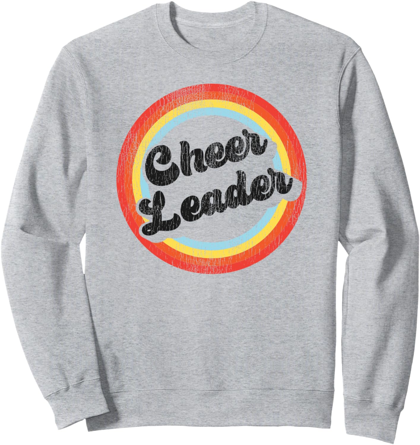 

Толстовка для чирлидинга в стиле ретро и винтаж Cheer Cheerleader Girls Hs0, серый