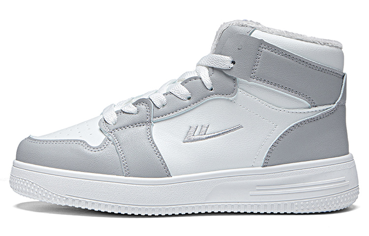 

Кроссовки WARRIOR Skateboarding Shoes Men High-top White/Gray, белый/серый