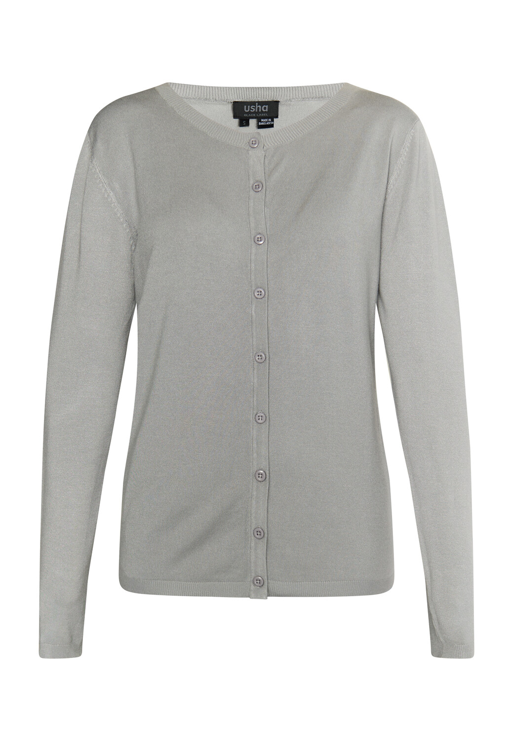 

Толстовка usha BLACK LABEL Strickjacke, серый