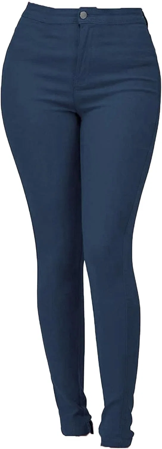 Леггинсы джинсовые High Waist, бренд не указан, белые