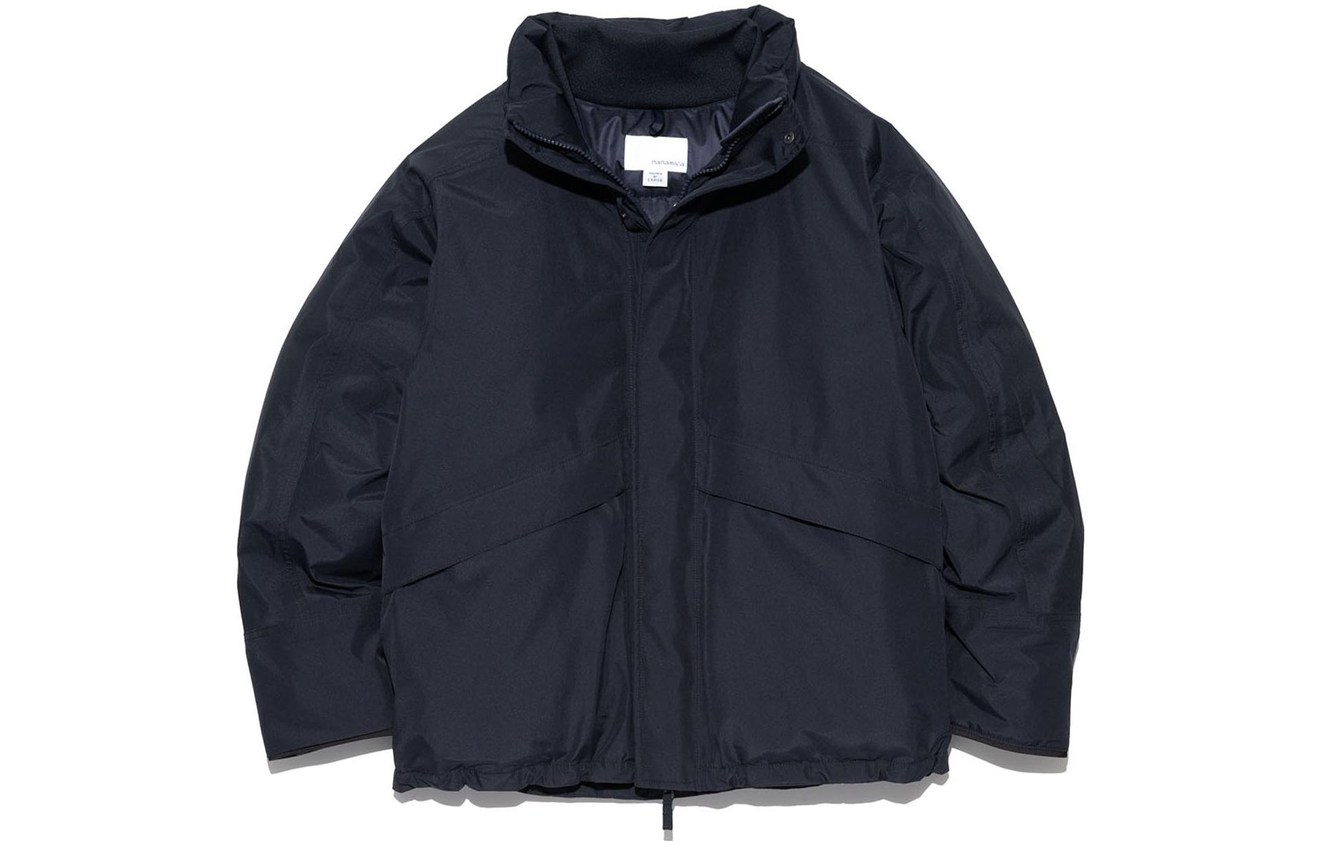 

Nanamica Короткая пуховая куртка с технологией GORE TEX, Marine Blue