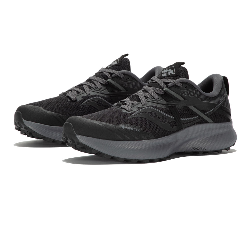

Кроссовки для бега Saucony Ride 15 TR GORE-TEX Trail, черный, Серый, Кроссовки для бега Saucony Ride 15 TR GORE-TEX Trail, черный