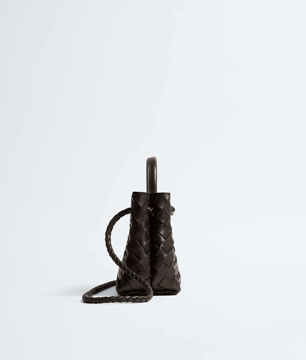 Мини Андиамо BOTTEGA VENETA, черный — фото 4