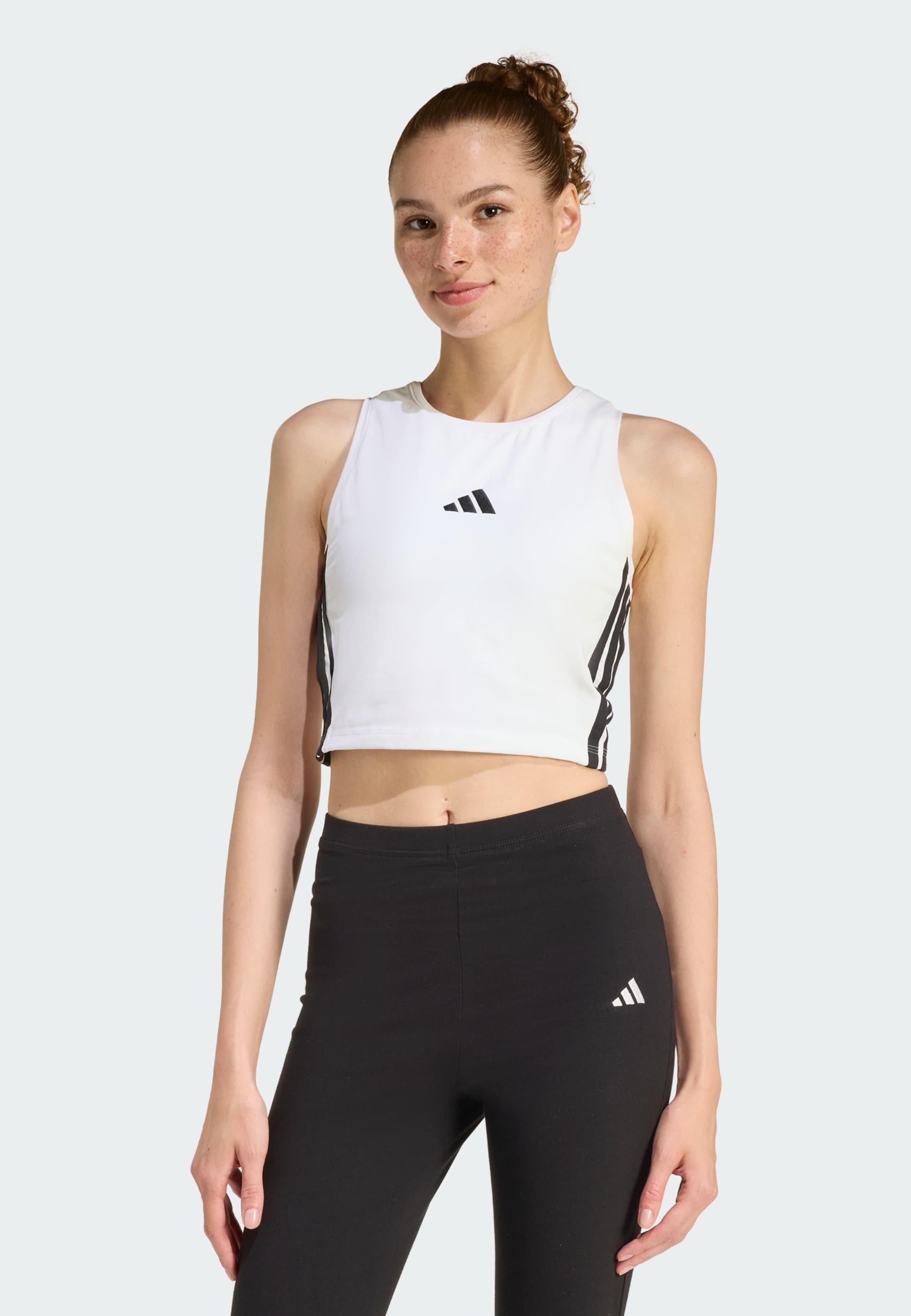 Adidas Sportswear Спортивный топ 'Essentials' в белом цвете — фото 2