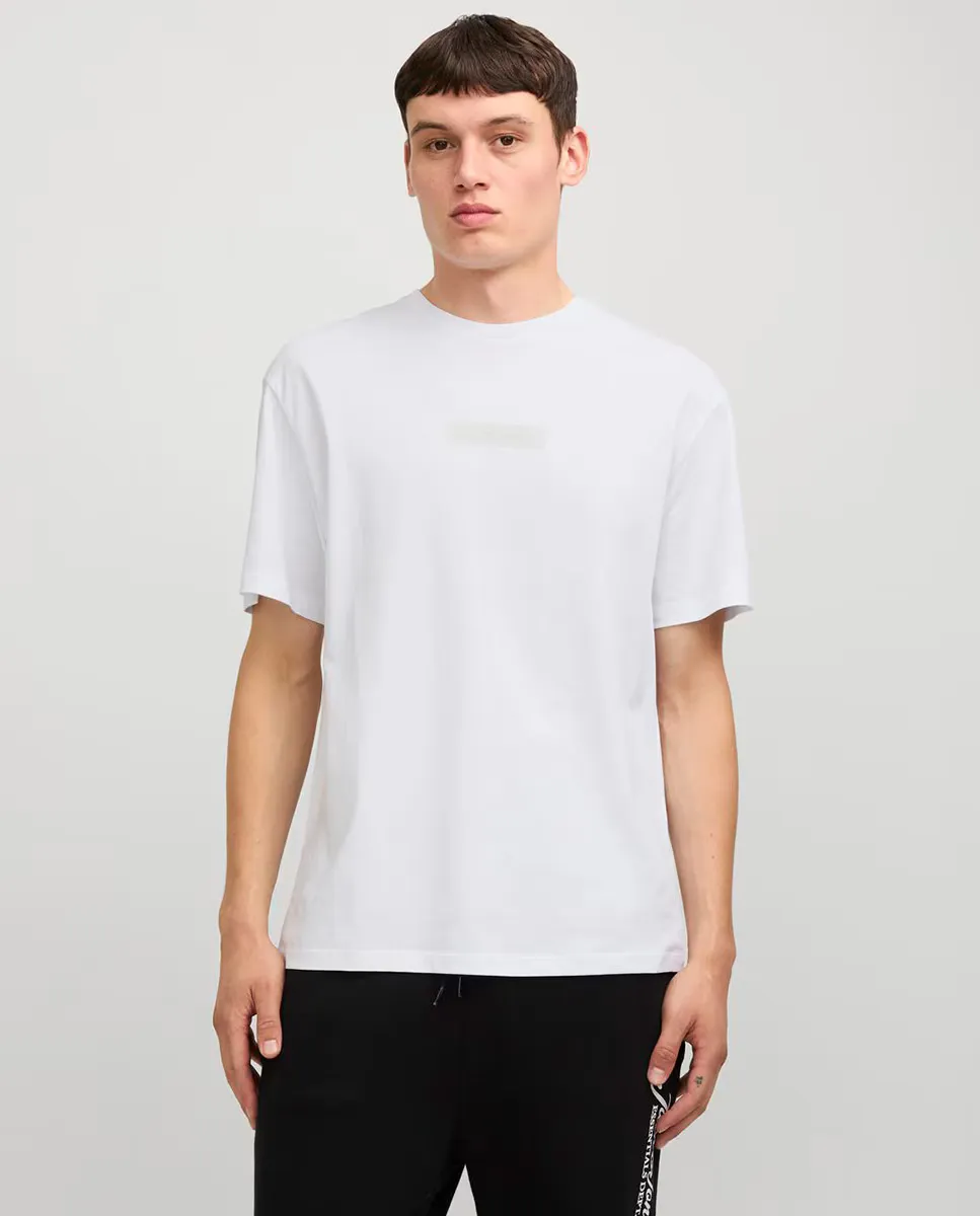 

Мужская футболка с короткими рукавами и логотипом спереди Jack & Jones, белый