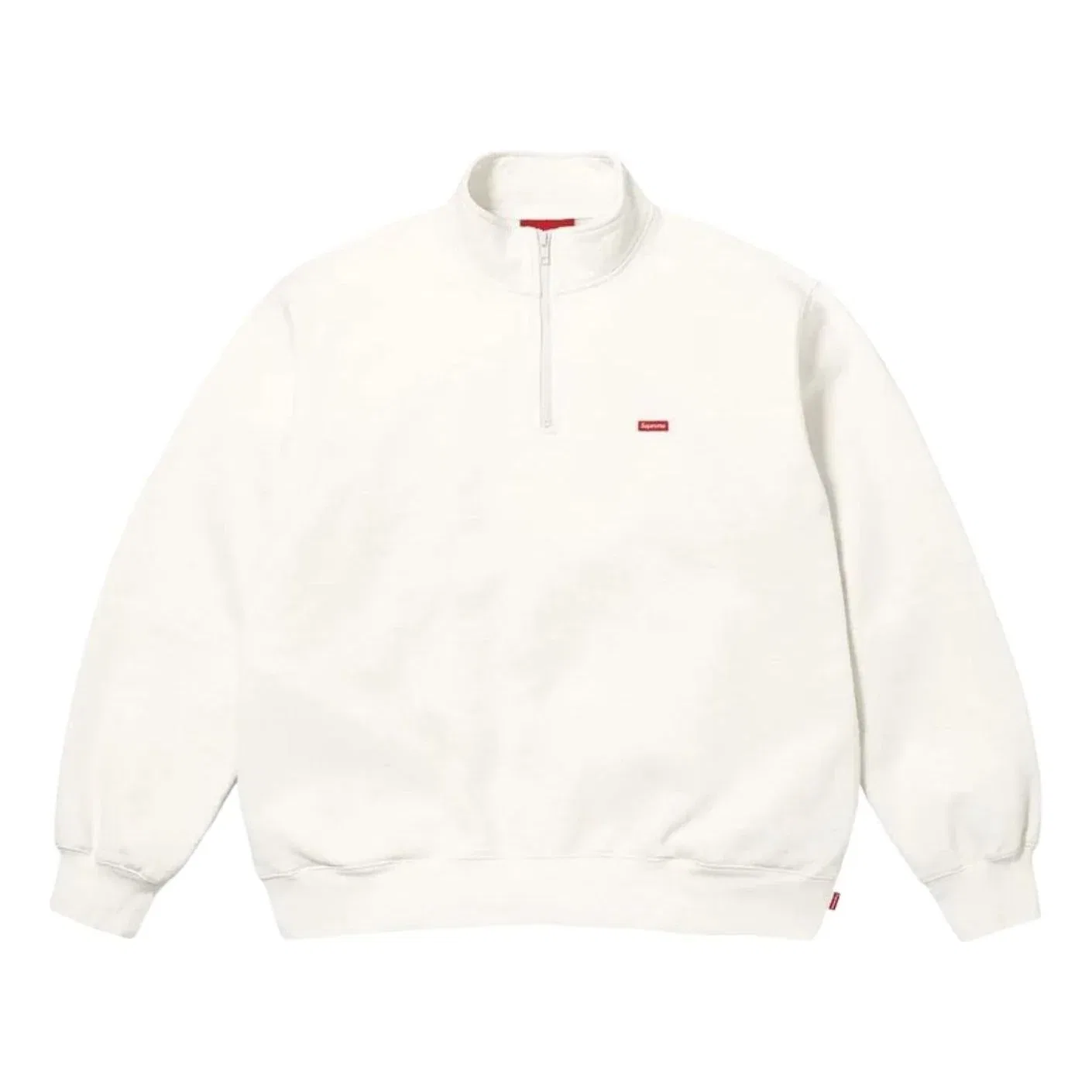 Пуловер Supreme SS26 Small Box Half Zip 'White' SUP-SS26-200-WHT, белый