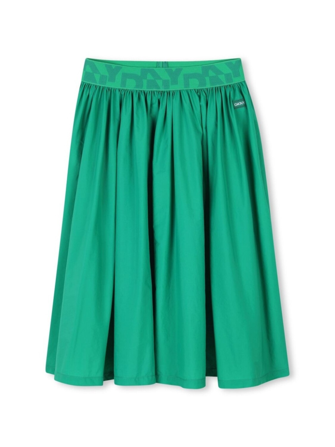 

Dkny Kids юбка миди с логотипом, зеленый