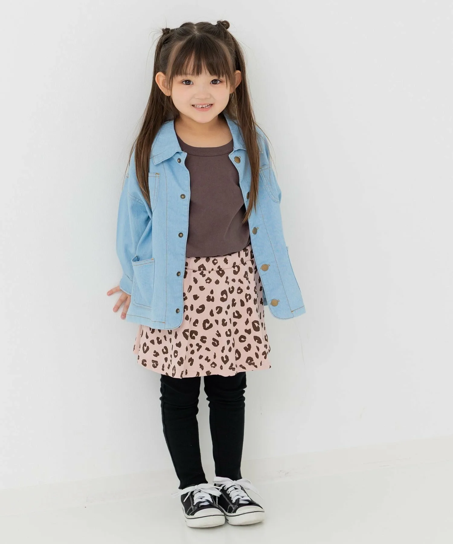 Флисовая юбка с принтом по всей поверхности Chil2, G Leopard/Smoke Pink — фото 2