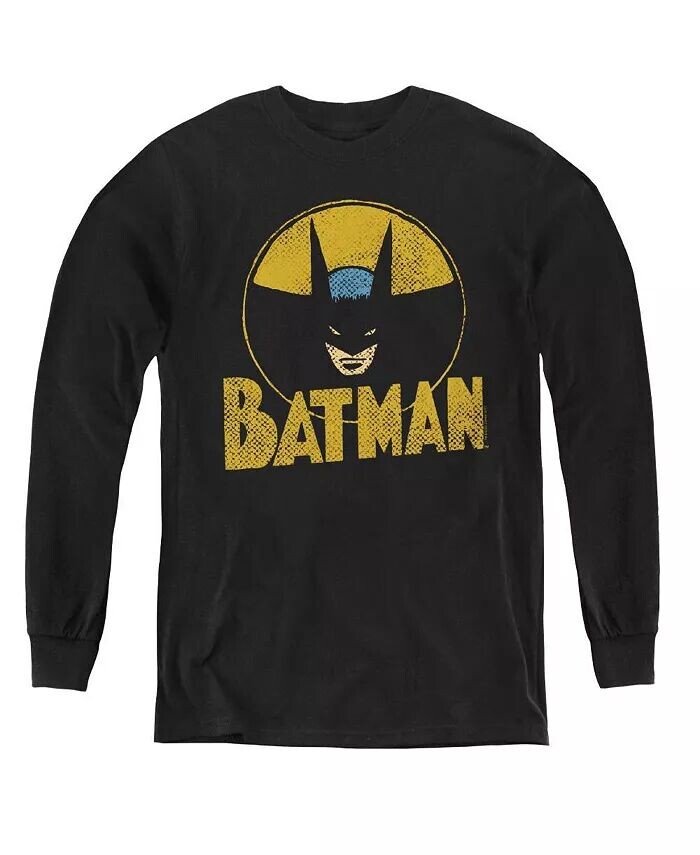 

Свитшот с длинным рукавом Circle Bat для мальчиков и подростков DC Comics, черный