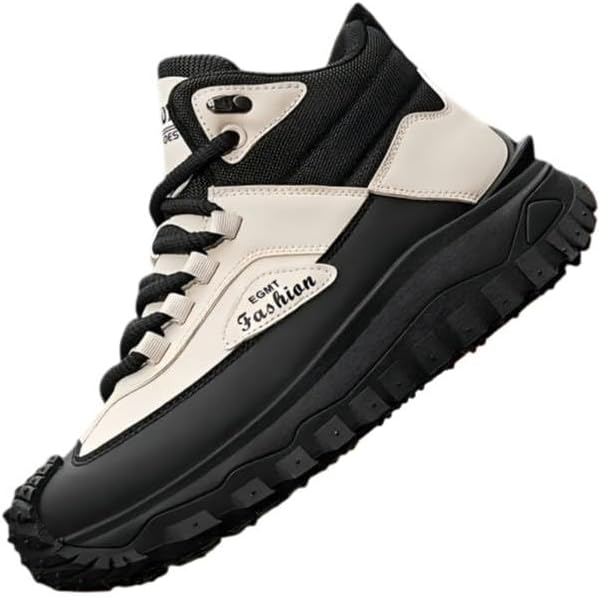 

Мужские спортивные обувь и ботинки для улицы, износостойкий верх, походная обувь для сложной местности с сильным сцеплением, кроссовки для скалолазания, кросс-кантри бег быстрые Minlaidian, белый/черный