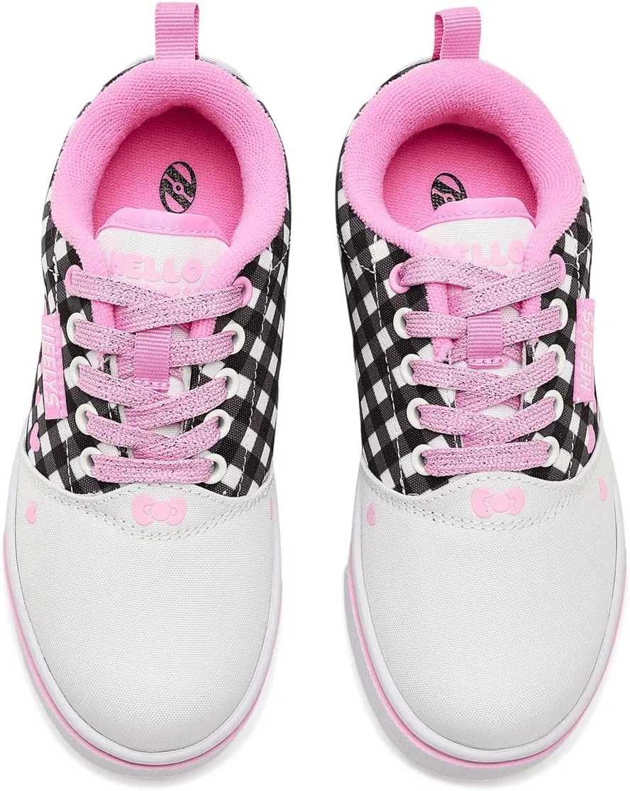 Кроссовки на колесиках Heelys Voyager, белый/черный/розовый — фото 2