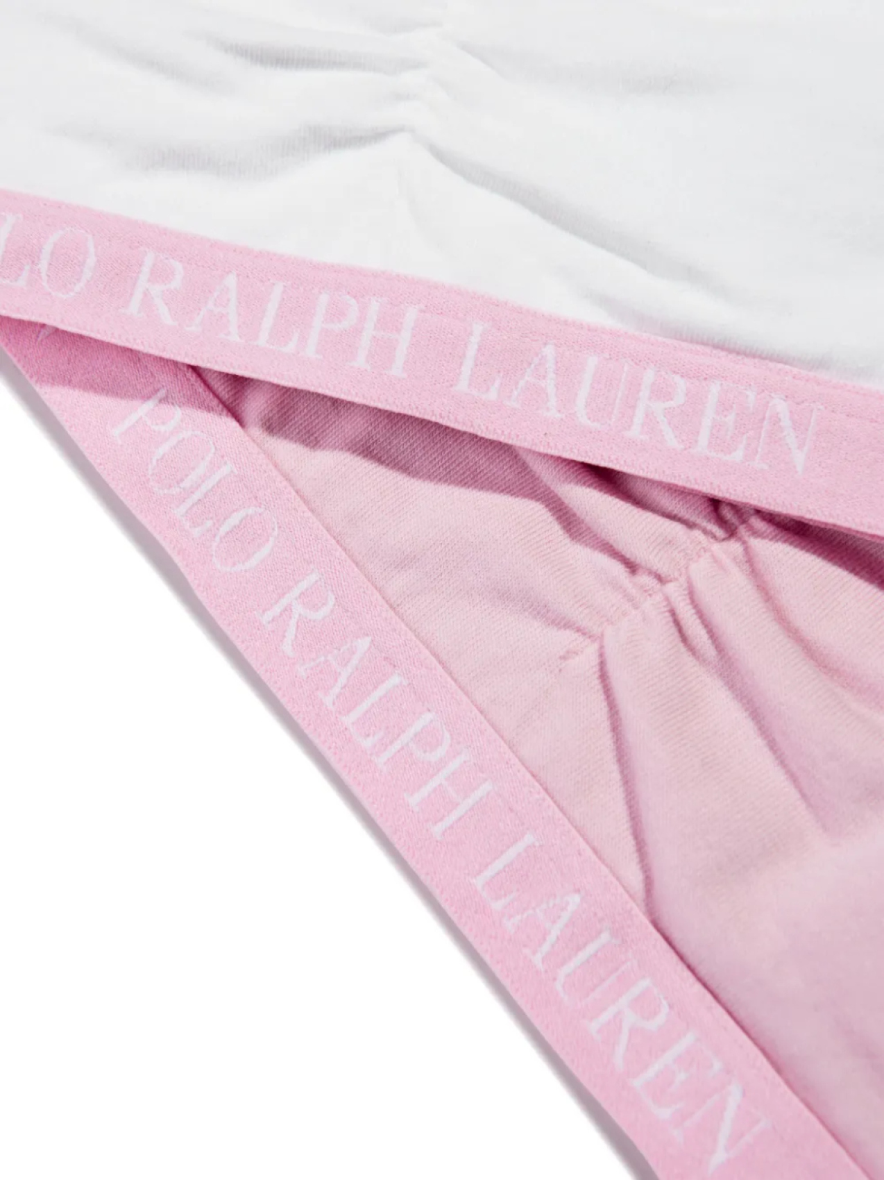 POLO RALPH LAUREN KIDS бюстгальтер с логотипом, розовый — фото 4