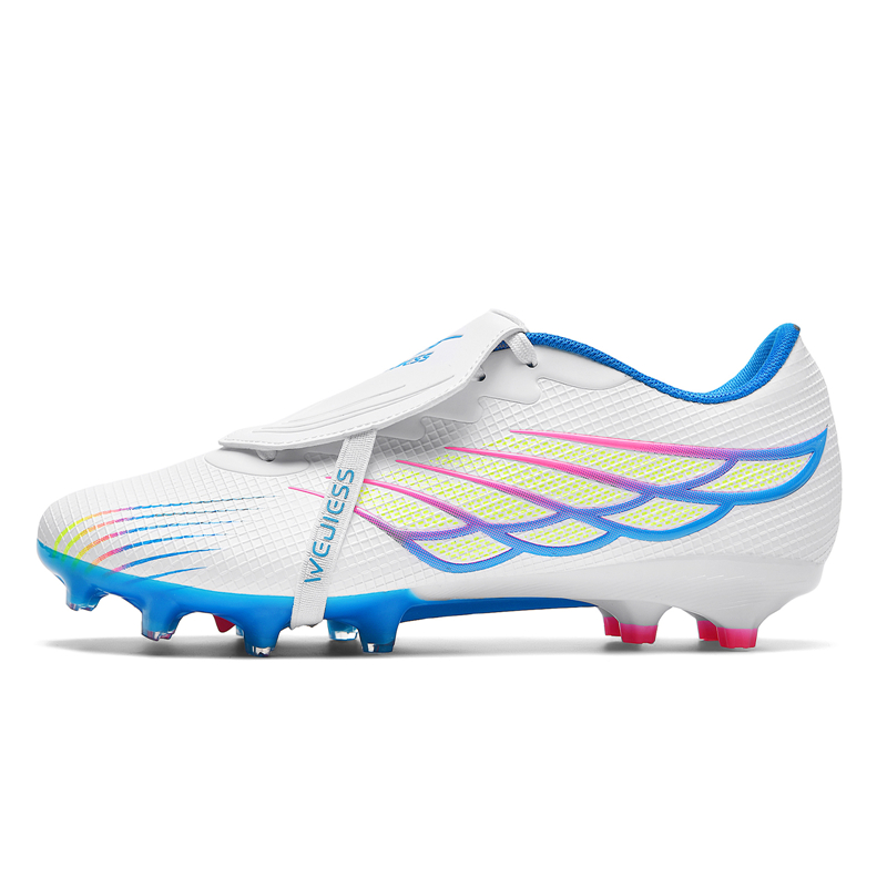 

Футбольные бутсы детские, подростковые, с противоскользящим покрытием, с низким верхом и износостойким верхом Kung Fu partners, белый