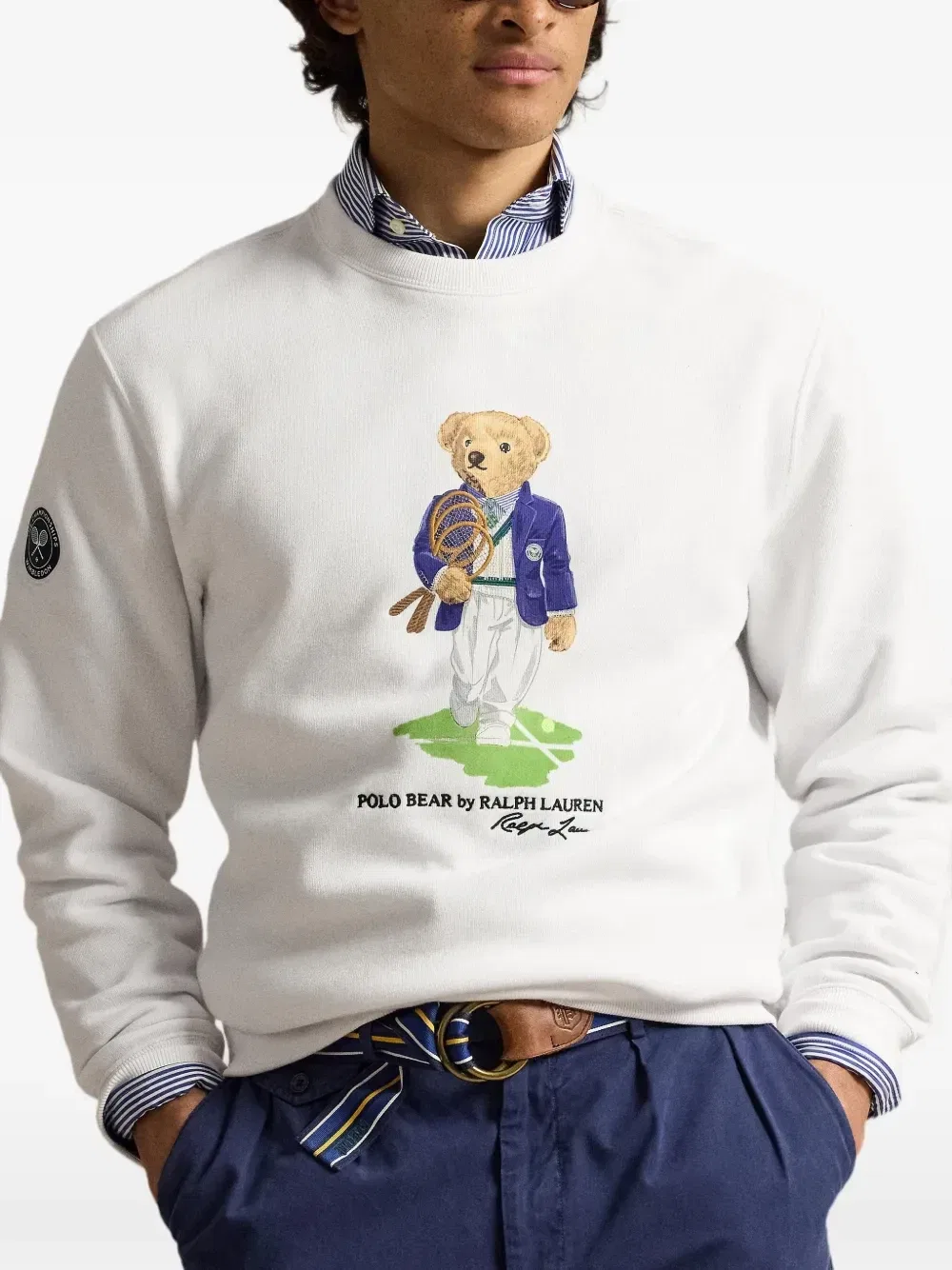 Толстовка Polo Bear с графичным принтом POLO RALPH LAUREN, белый — фото 3