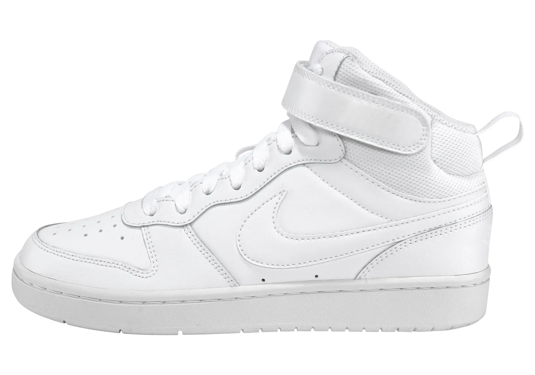 Кроссовки Nike Sportswear "Court Vision Mid", дизайн по стопам Air Force 1, белый — фото 2