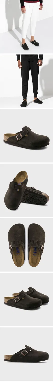 Мужские блуферы Boston SFB из замши цвета мокко от Birkenstock — фото 4