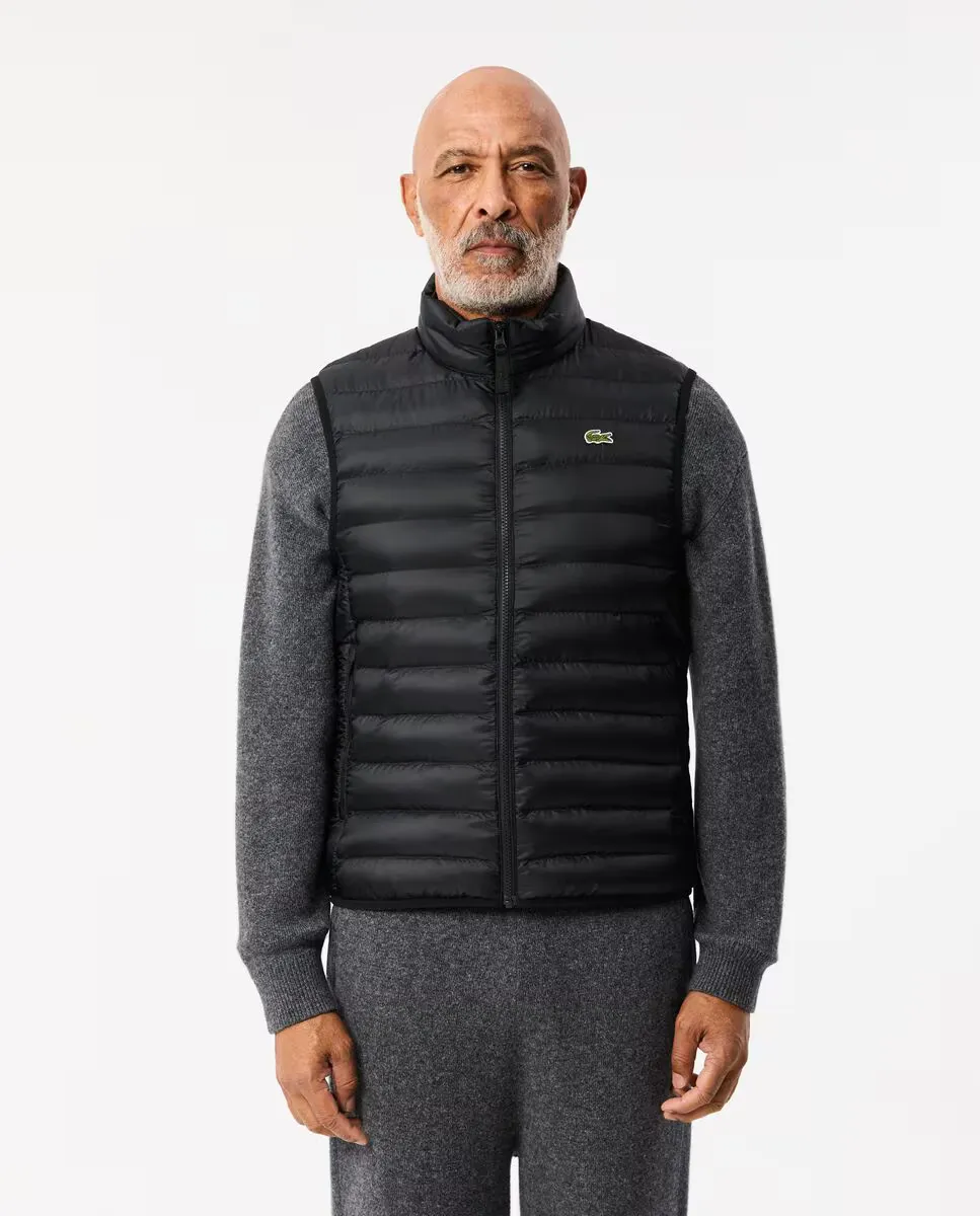 

Мужской ватный жилет Lacoste, чёрный