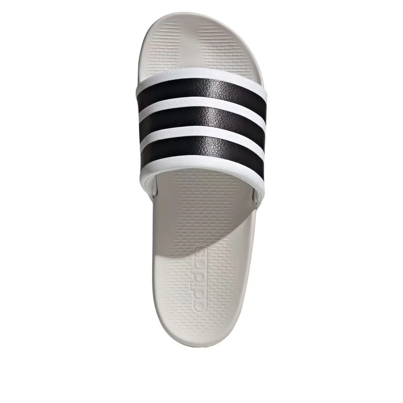 Шлепанцы Adidas Adilette Comfort 2.0 'White Black' HQ2466, белый — фото 2