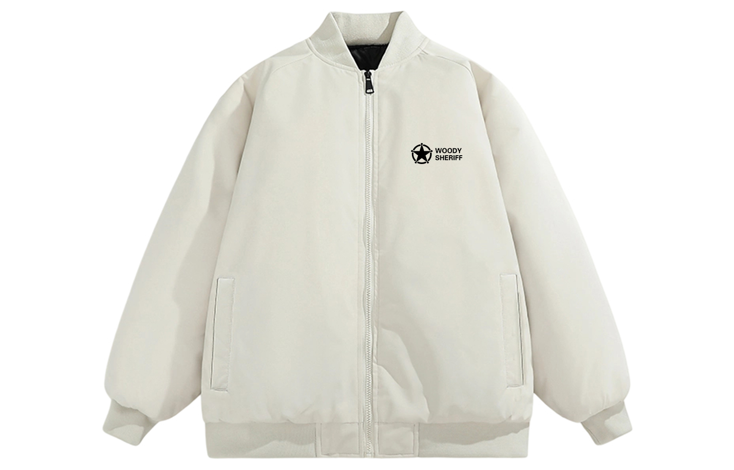 

Куртка унисекс, бейсбольный воротник, умеренный Disney, хаки (padded)