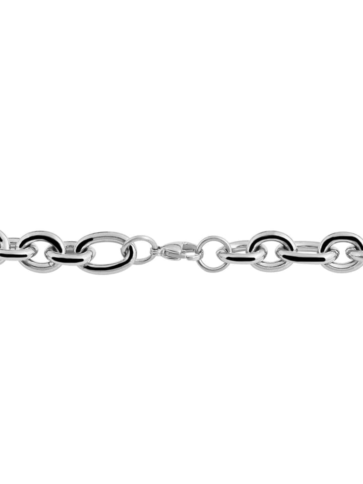 

Adeliás Женское колье - цепочка-якорь из нержавеющей стали, 45 см, серебро