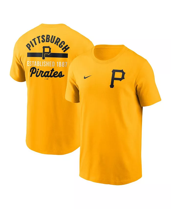 

Мужская футболка Pittsburgh Pirates золотистого цвета Nike