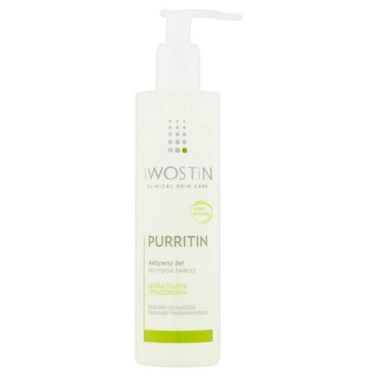 

Активный гель для умывания лица, 300 мл Iwostin Purritin