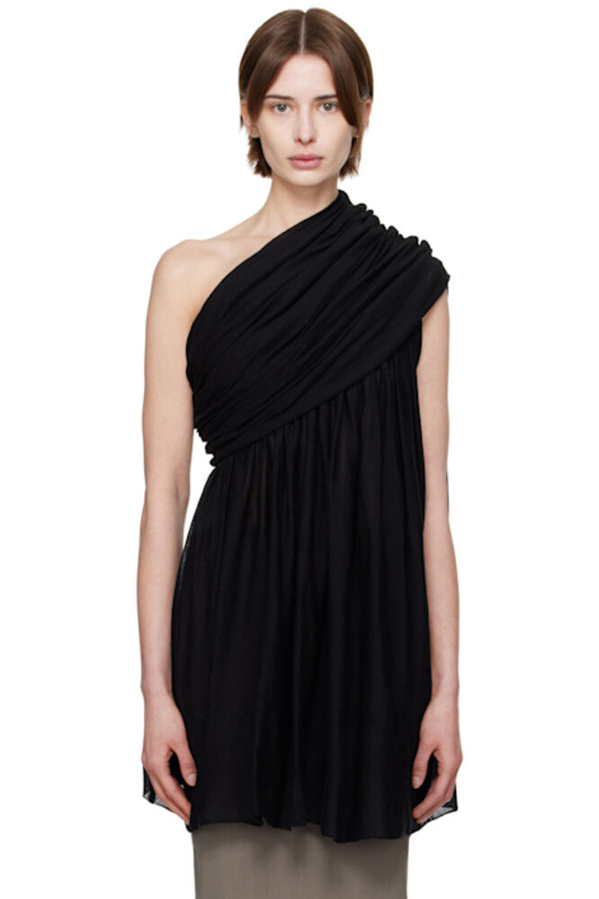 

Черный топ Hollywood Turbo Drape Rick Owens