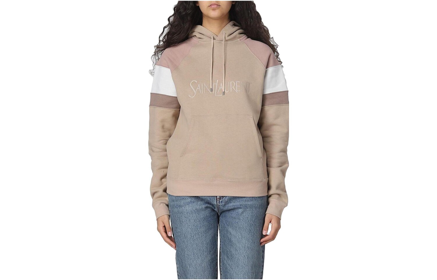 

Свитшот женский бежевый Saint Laurent