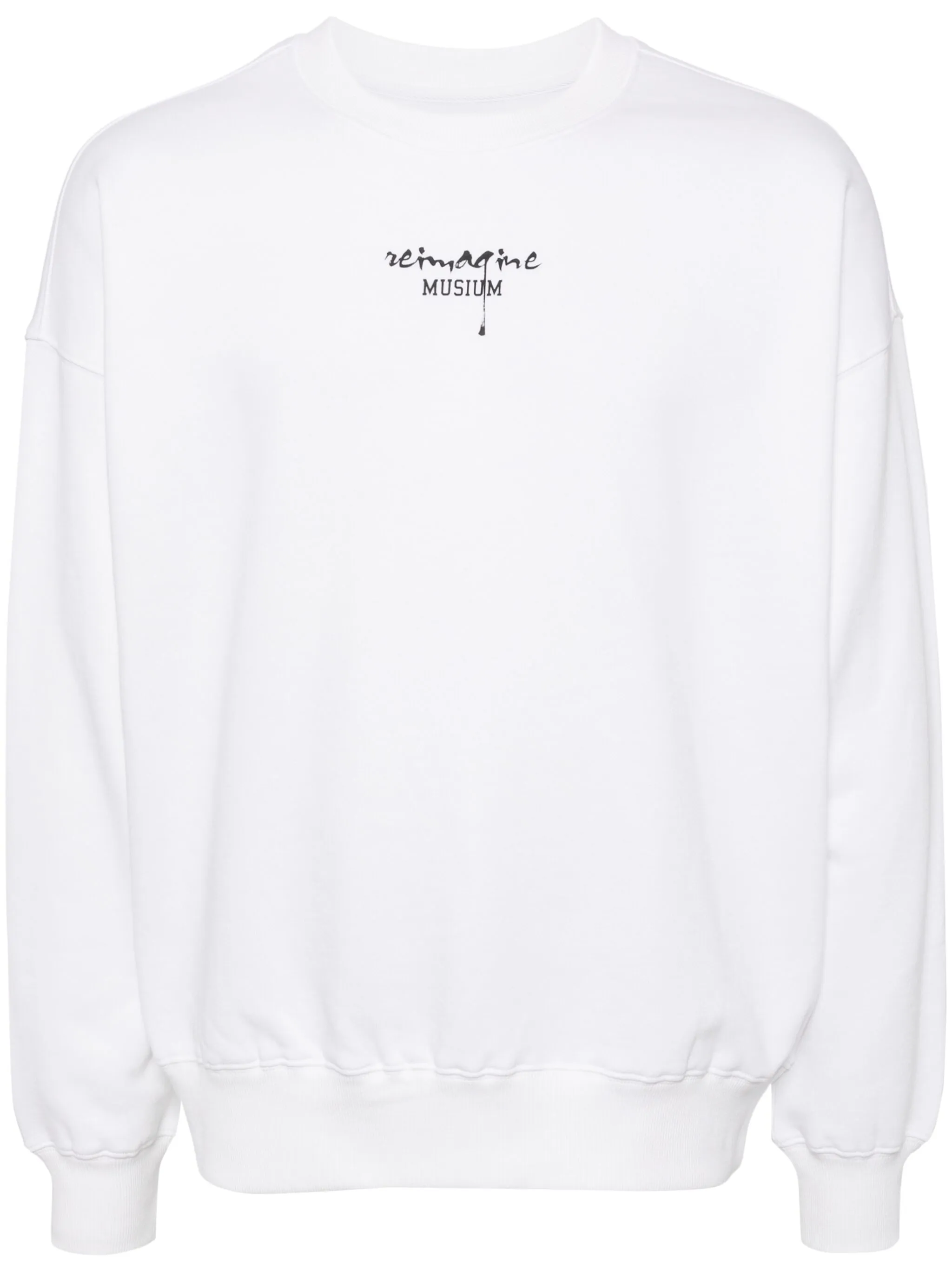 

Толстовка с графичным принтом Musium Div., белый
