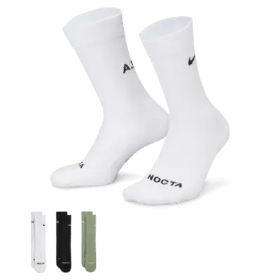 

Носки Nike NOCTA Crew (3 шт), разноцветный