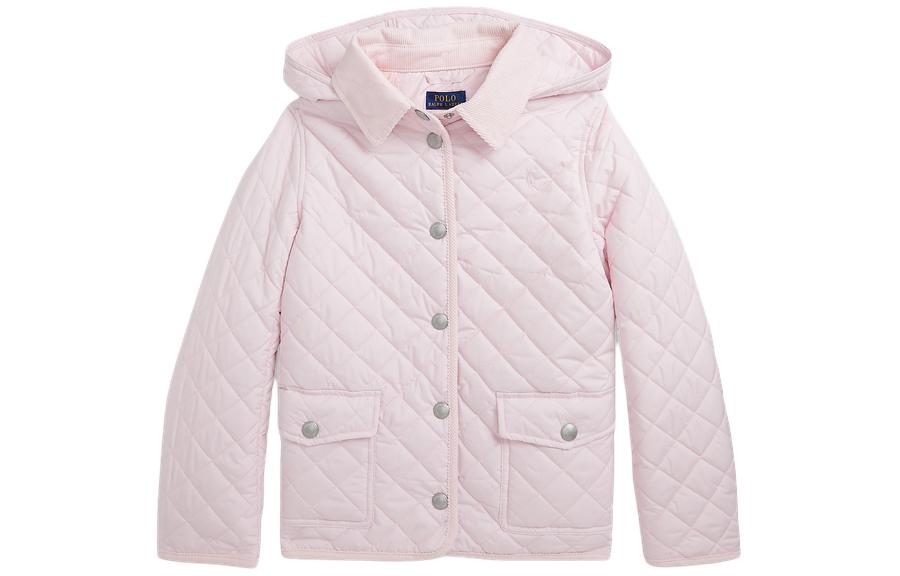 

Детская утепленная куртка Polo Ralph Lauren, светло-розовый