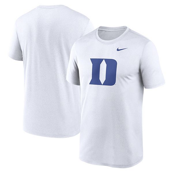 

Мужская белая футболка Duke Blue Devils Primetime Legend Logo Nike
