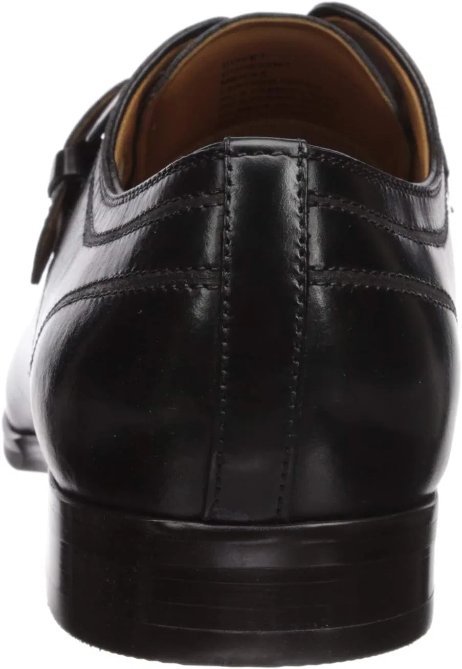 Мужские низкие туфли Steve Madden Covet, Black Leather — фото 3