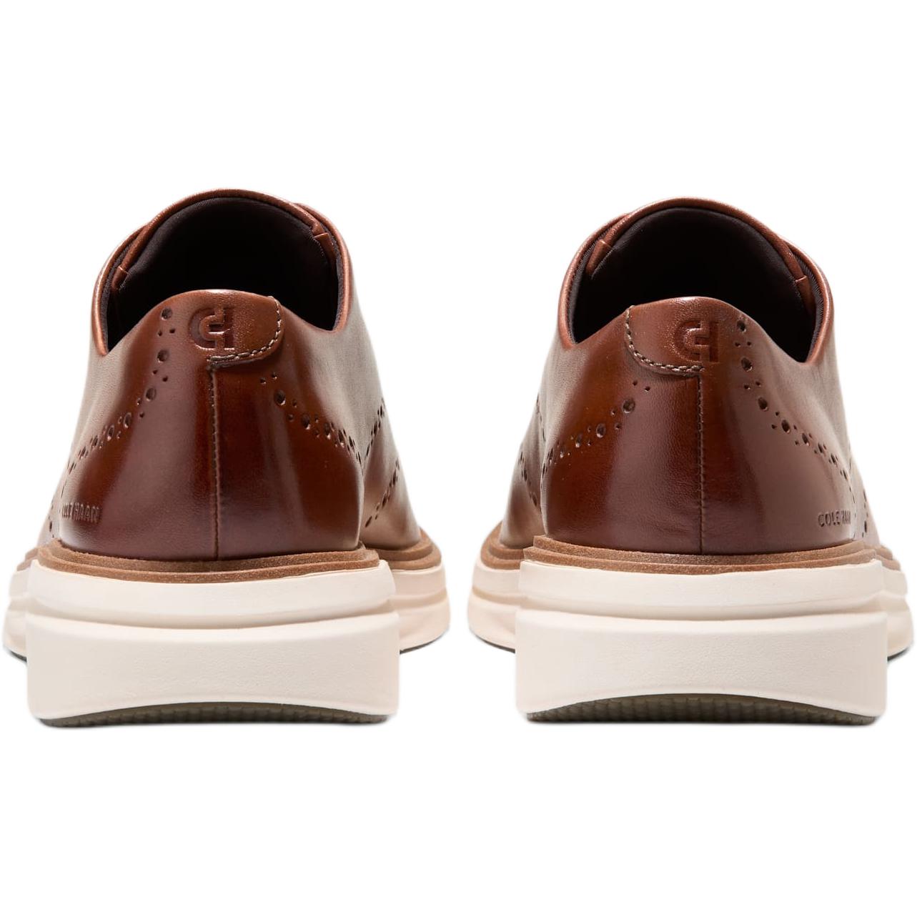 COLE HAAN Кожаные мужские повседневные туфли с резным узором коричневые, цвет Brown — фото 4
