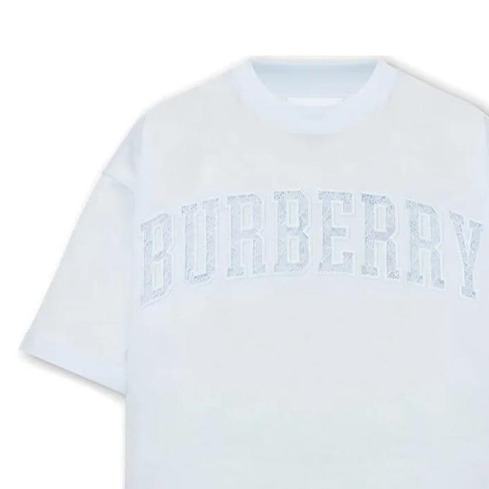 Футболка Burberry женская, светло-голубой — фото 2
