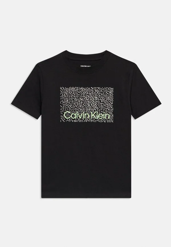 Перфорированная футболка унисекс с принтом Calvin Klein Jeans, Black — фото 3