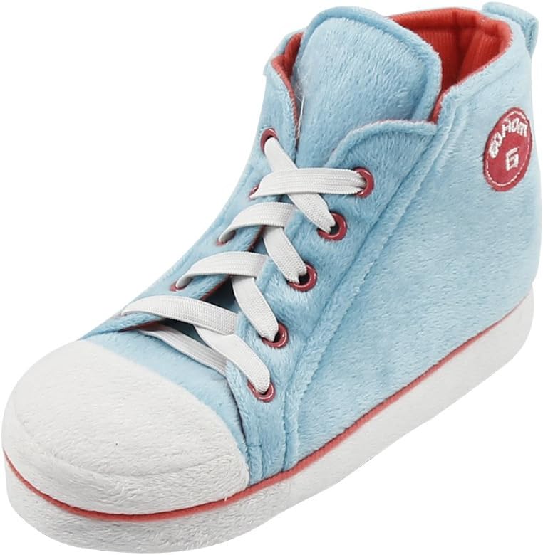 

Детские кроссовочные тапочки - мягкие и стильные уютные домашние обувь для девочек и мальчиков Gohom, светло-голубой