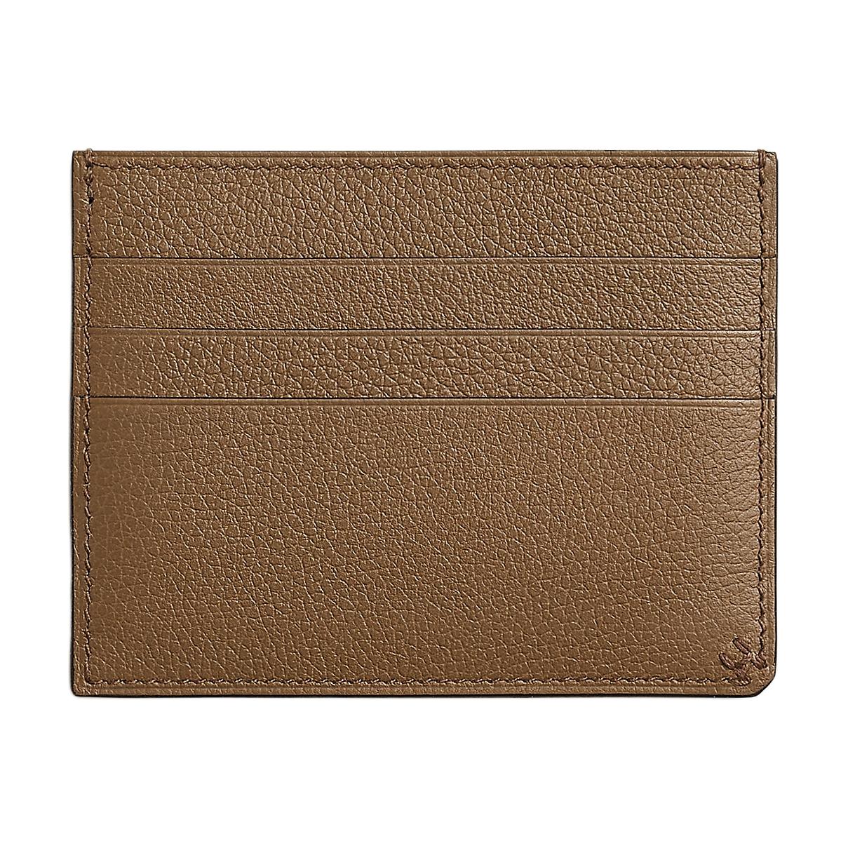 

HERMES Кожаный картхолдер женский, 3G Alezan Chestnut