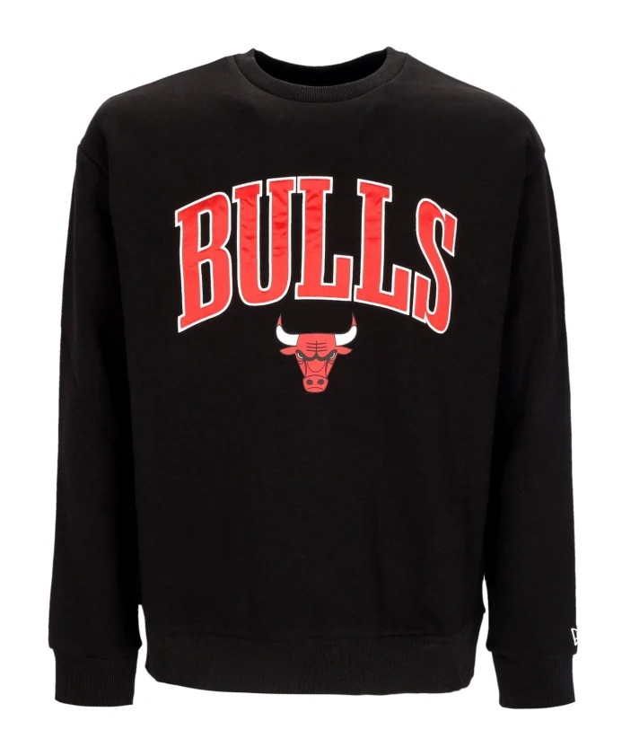 

Легкая толстовка с круглым вырезом Chicago Bulls New Era, черный