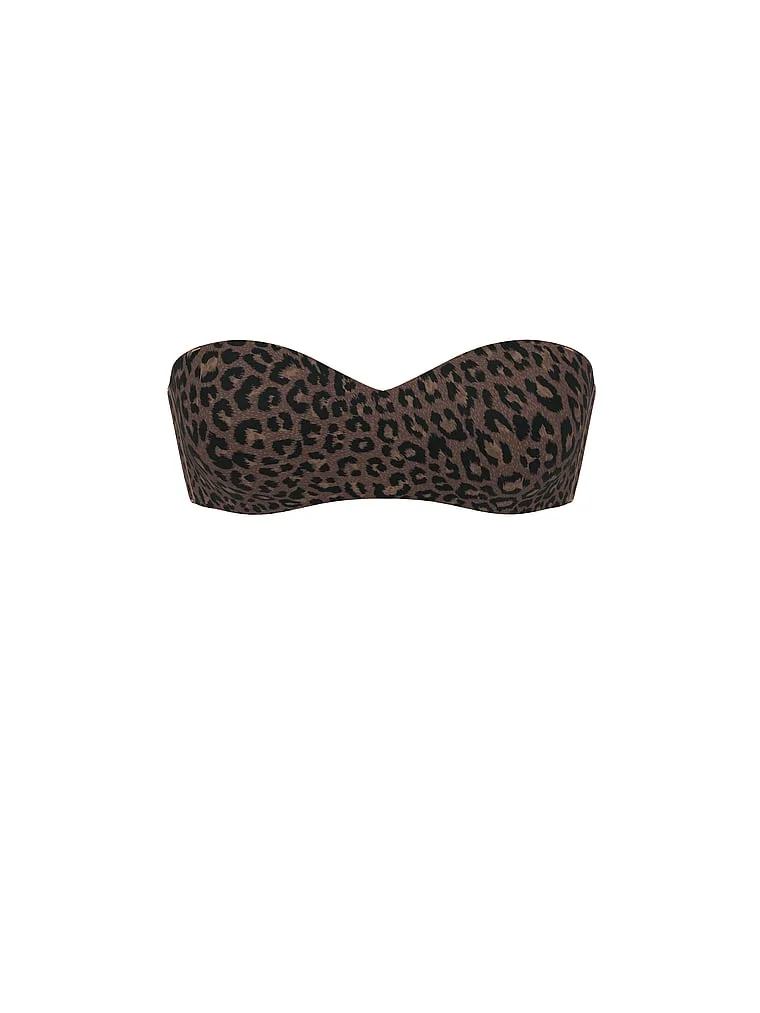 Бюстгальтер без бретелей в форме сердца с легкой подкладкой Victoria'S Secret Bare, Smooth Ganache Leopard — фото 3