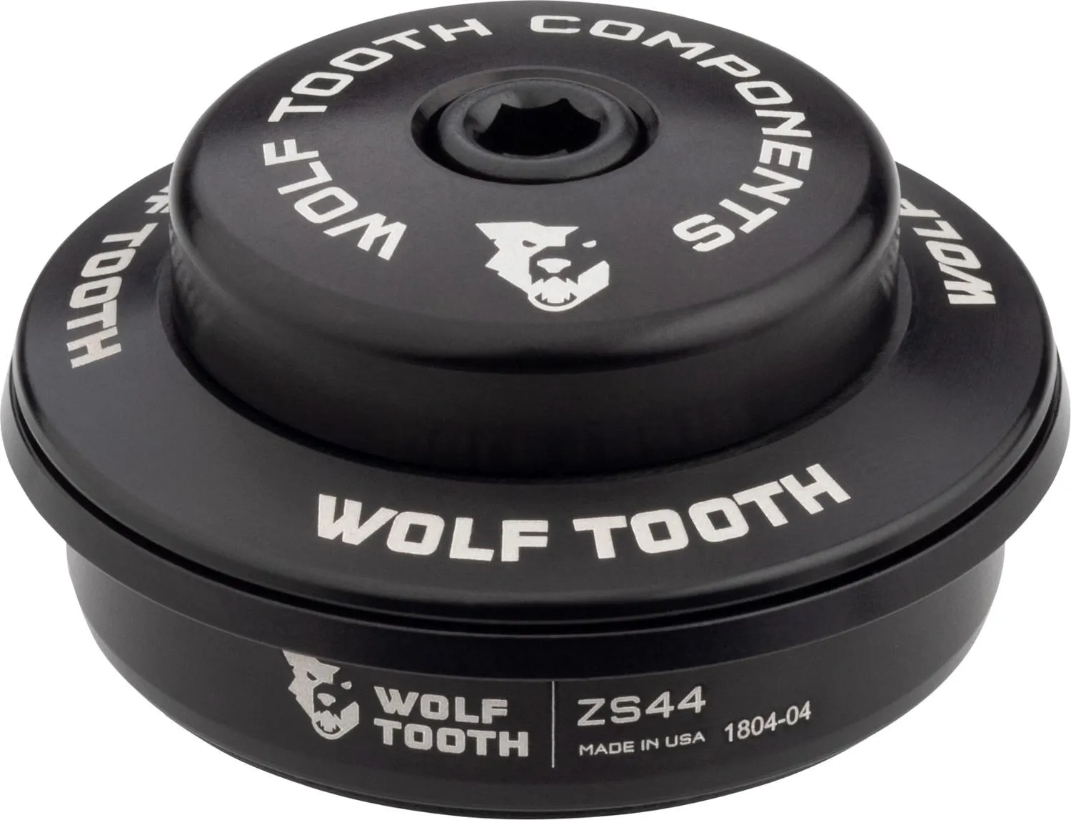 

Верхняя чашка рулевой колонки Performance ZS44/28.6 с высотой 6 мм Wolf Tooth Components, Black