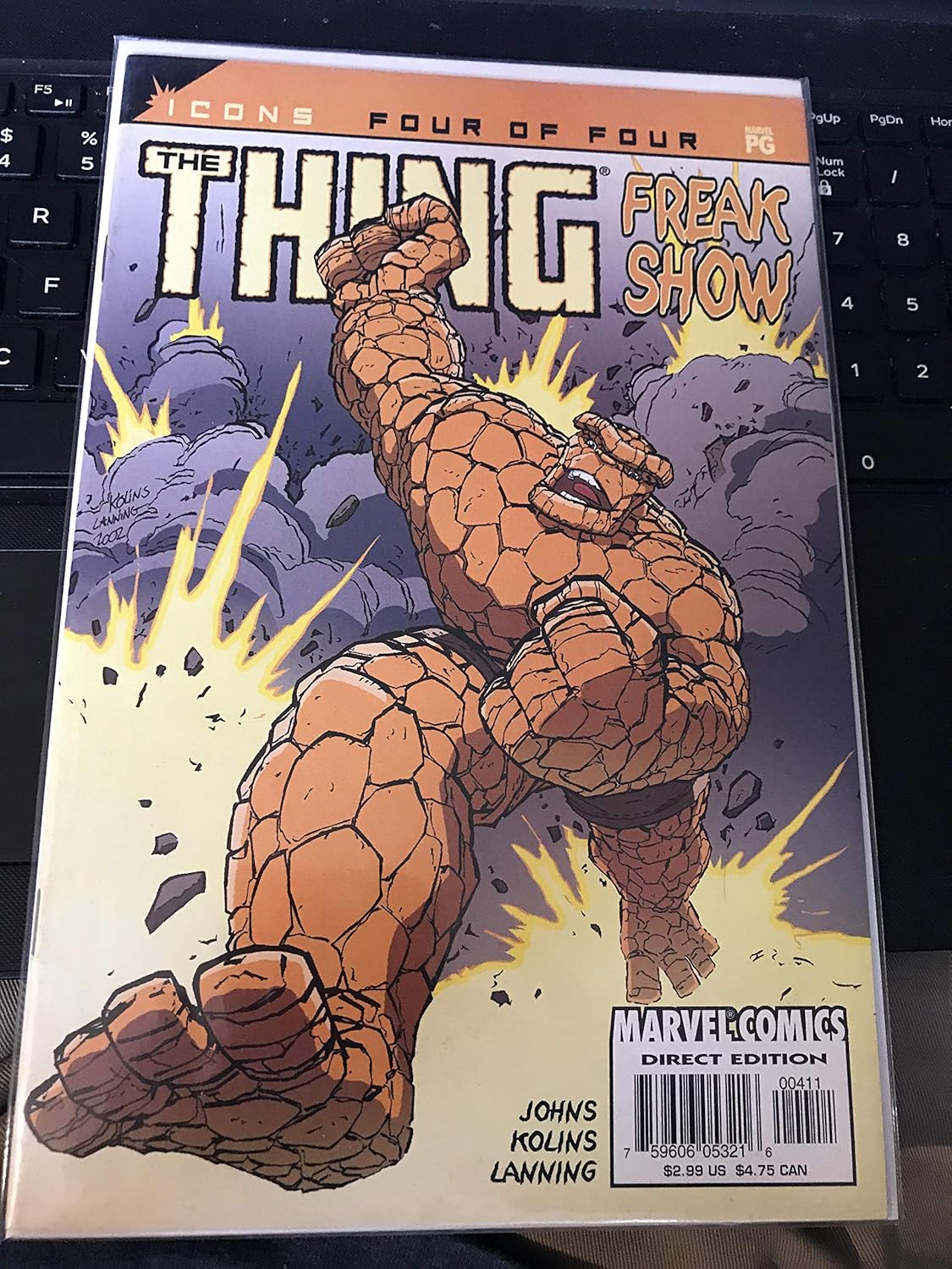 

THE THING FREAK SHOW Icons Four of Four: Volume 1, #4, November 2002 (Marvel Comics)