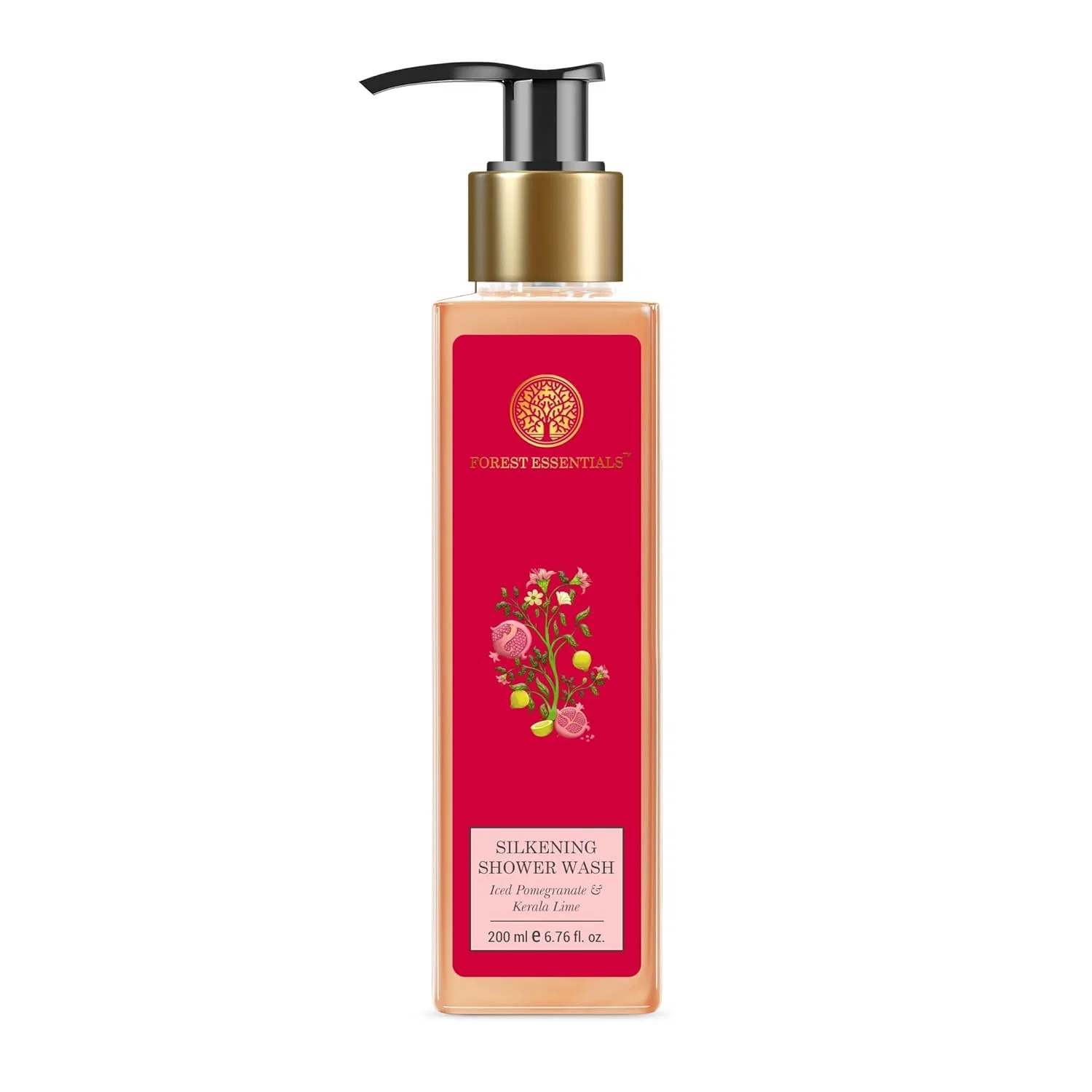 Шелковый гель для душа Forest Essentials «Iced Pomegranate with Fresh Kerala Lime» Forest Essentials