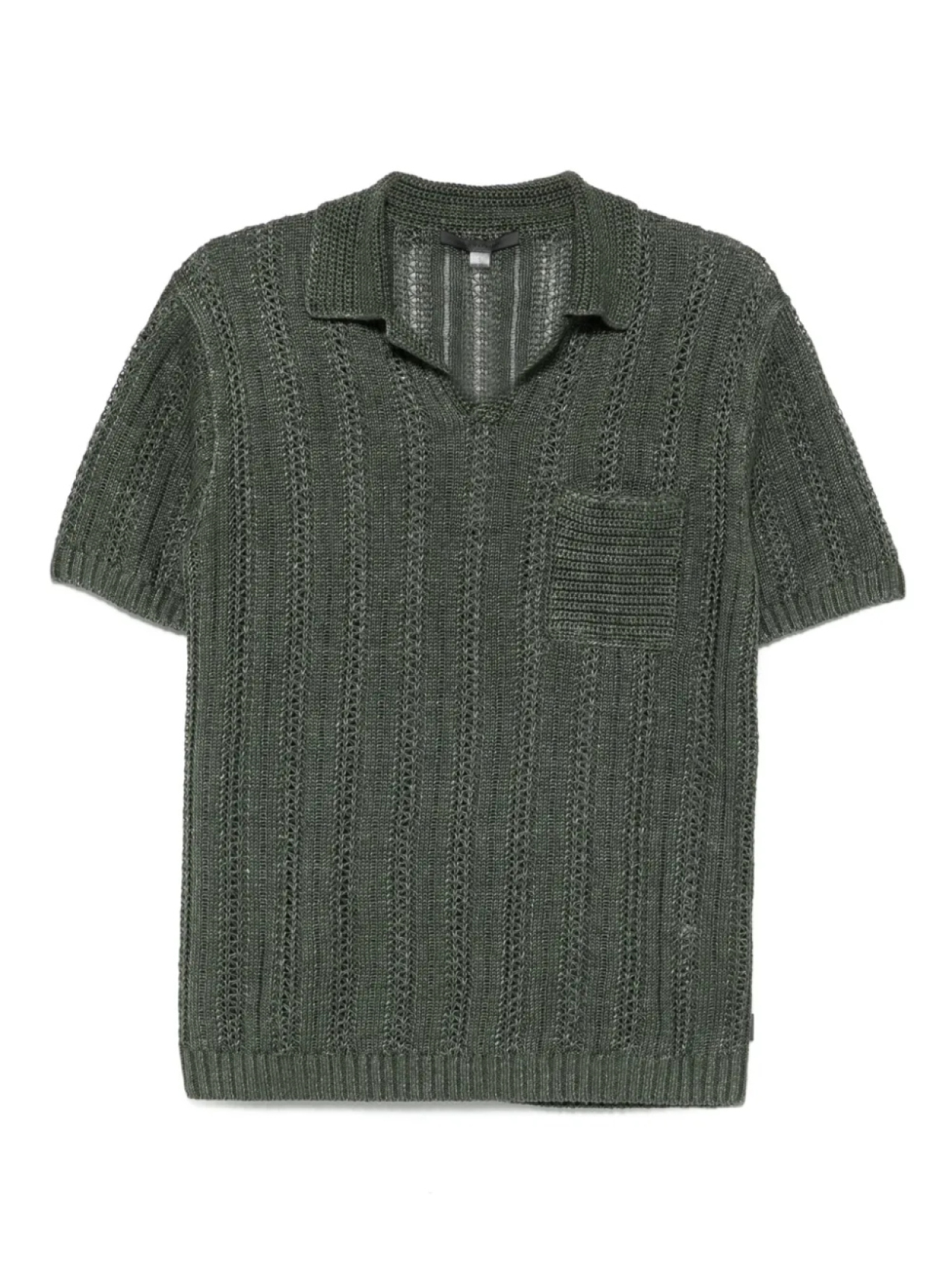 

Футболка из льна John Varvatos, зеленый