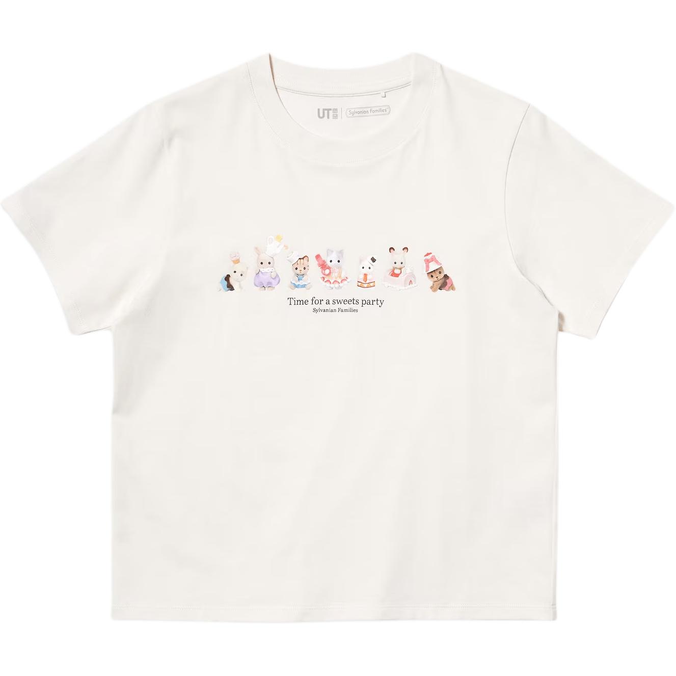 

Футболка Regular T Shirt Women's UNIQLO, серо-белый