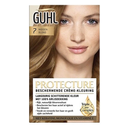 

Защитный крем-краска 7 Medium Blonde — набор из 1 шт., Guhl
