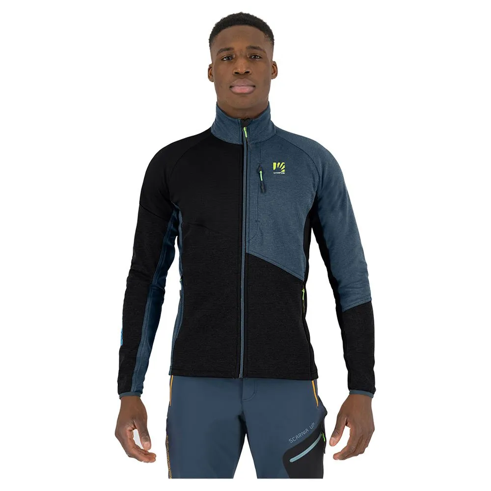 

Флис Karpos Federa full zip, черный/синий